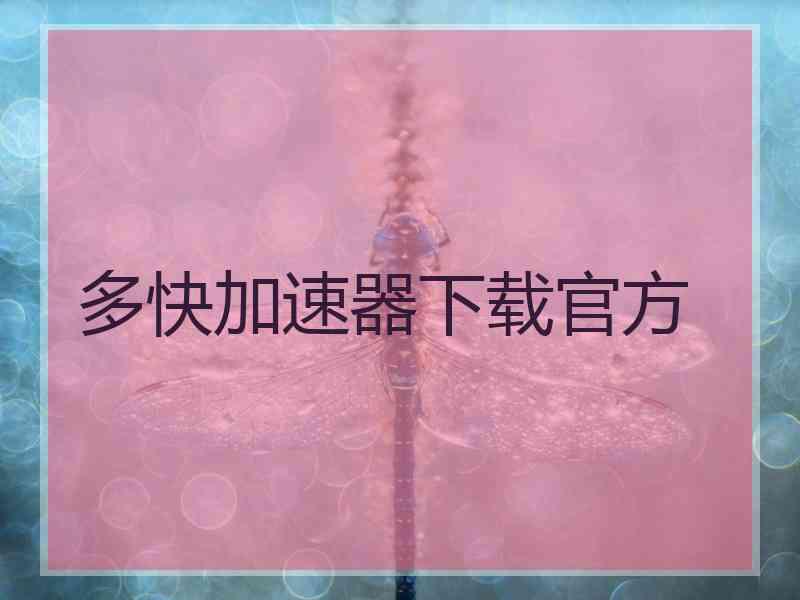 多快加速器下载官方