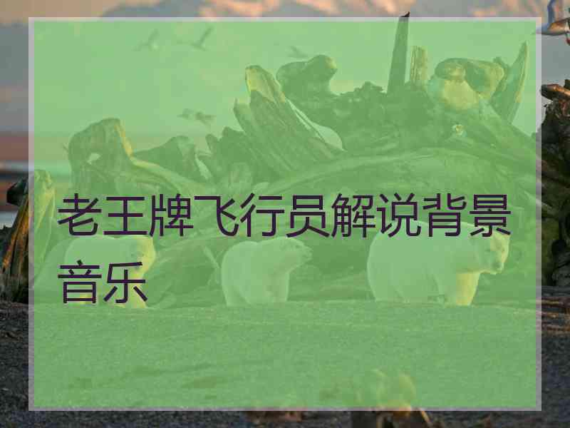 老王牌飞行员解说背景音乐