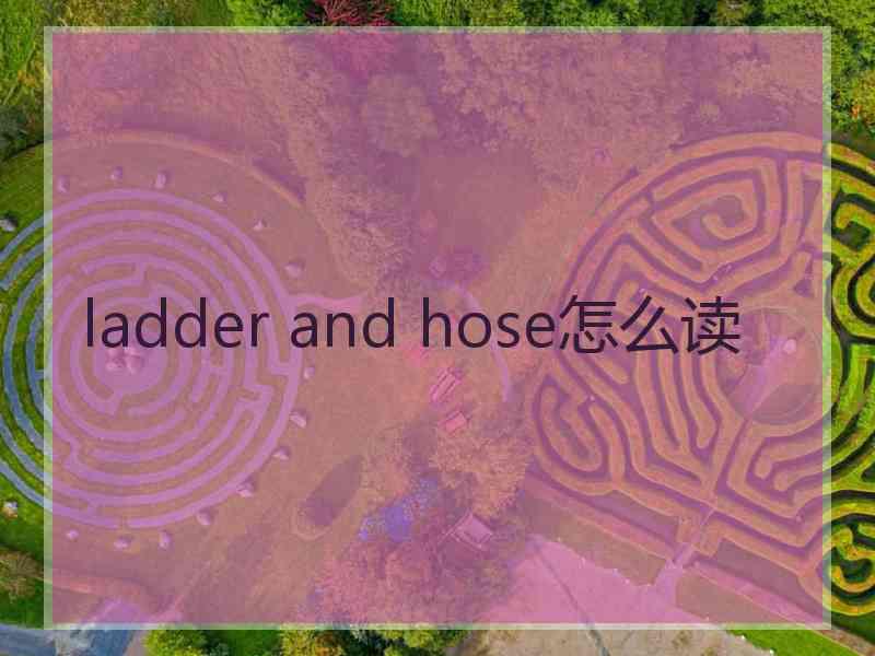 ladder and hose怎么读