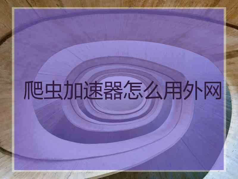 爬虫加速器怎么用外网