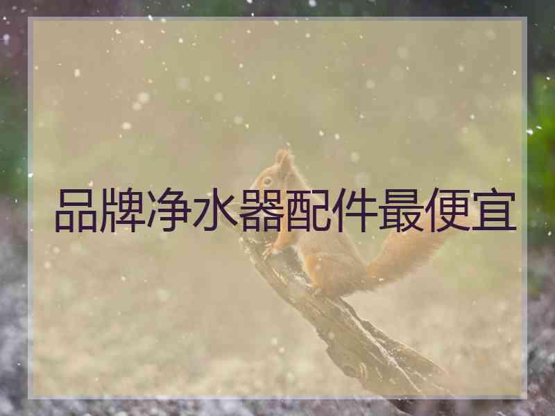 品牌净水器配件最便宜