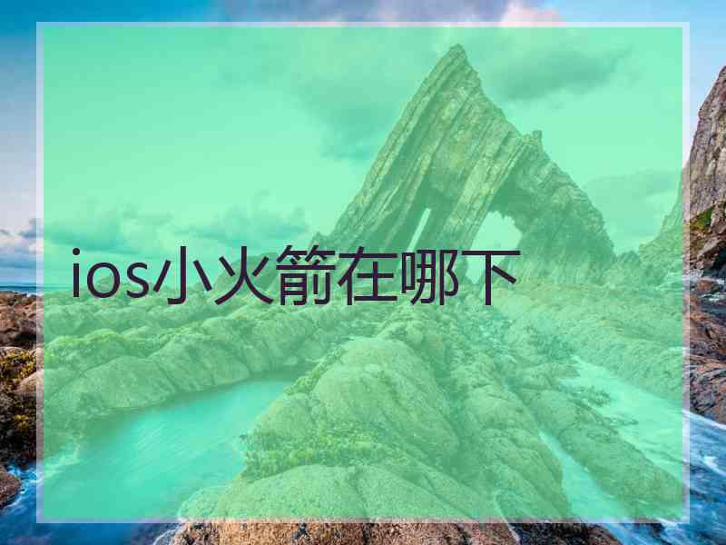 ios小火箭在哪下