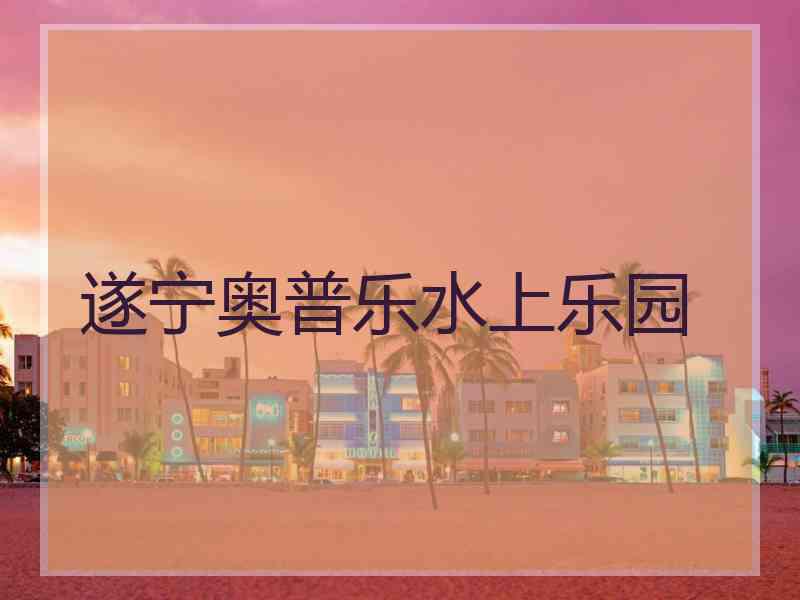 遂宁奥普乐水上乐园