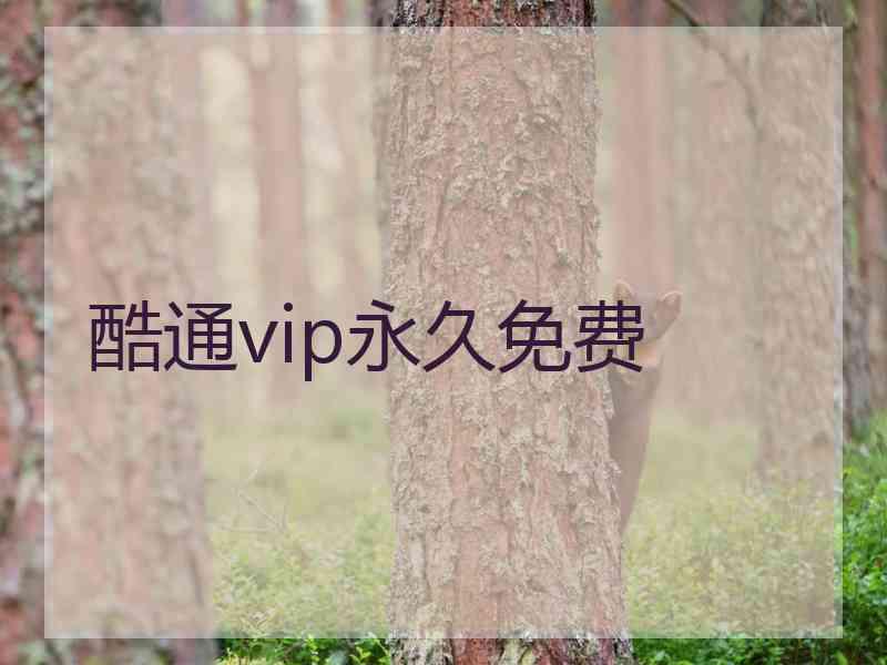 酷通vip永久免费