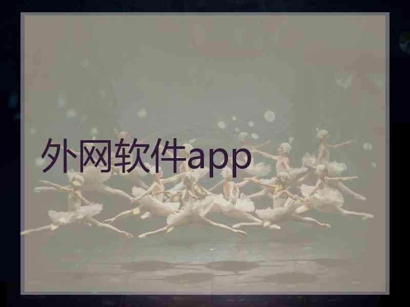 外网软件app
