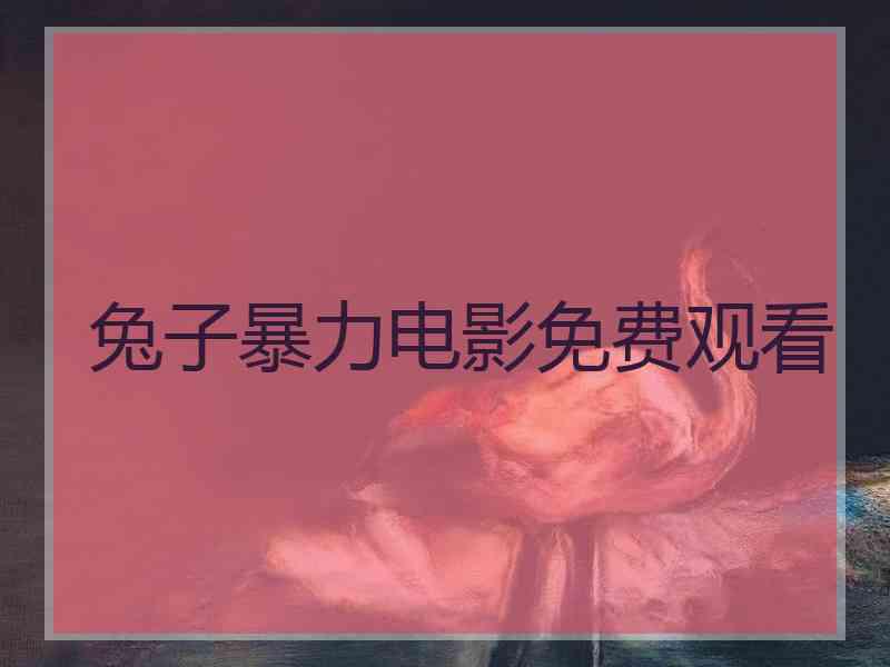 兔子暴力电影免费观看