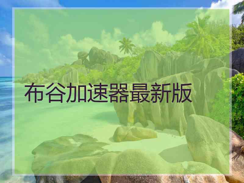 布谷加速器最新版