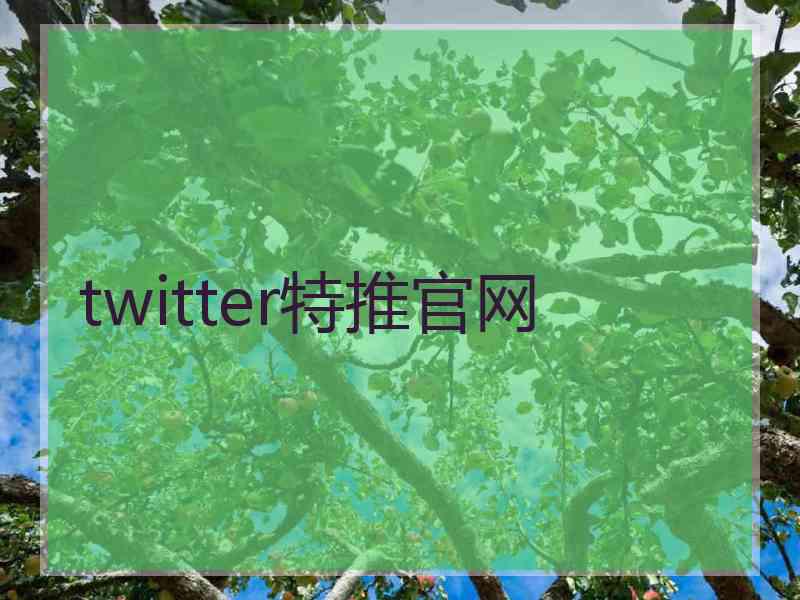 twitter特推官网