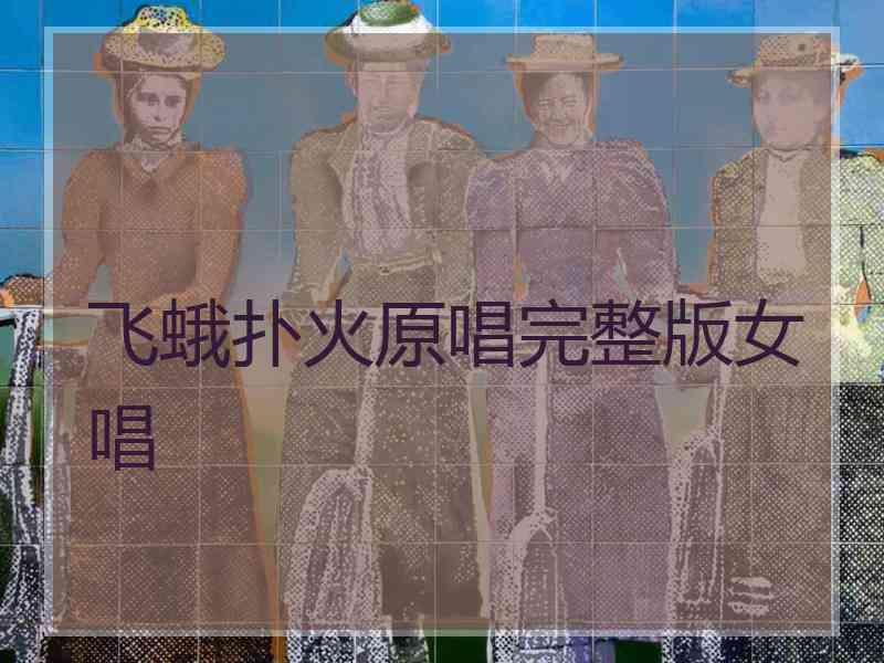 飞蛾扑火原唱完整版女唱