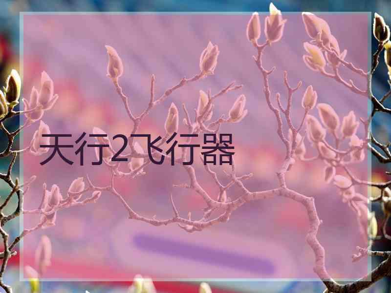 天行2飞行器