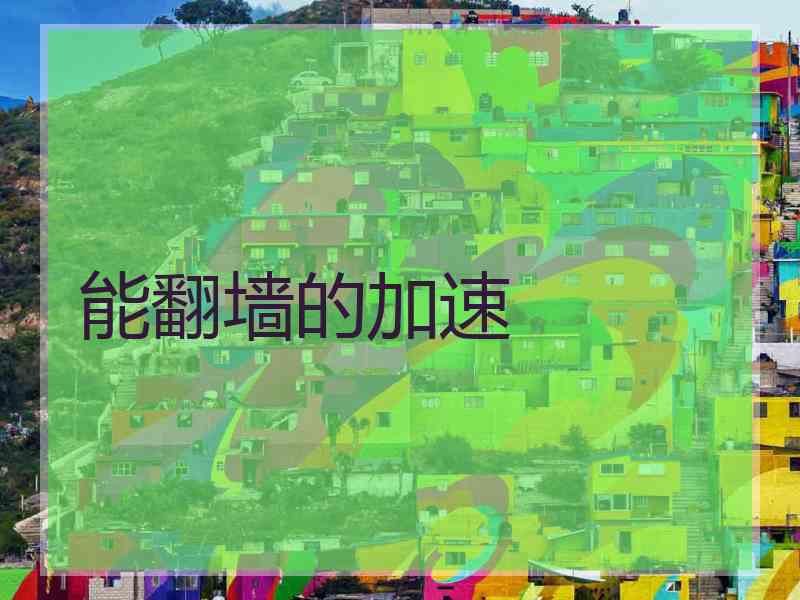 能翻墙的加速