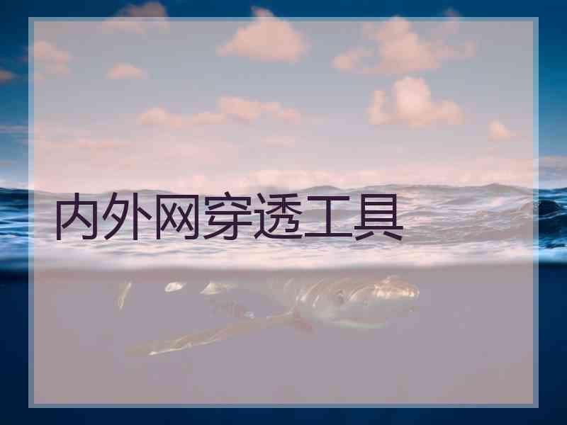 内外网穿透工具