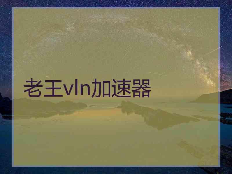 老王vln加速器