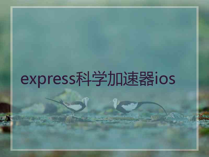 express科学加速器ios