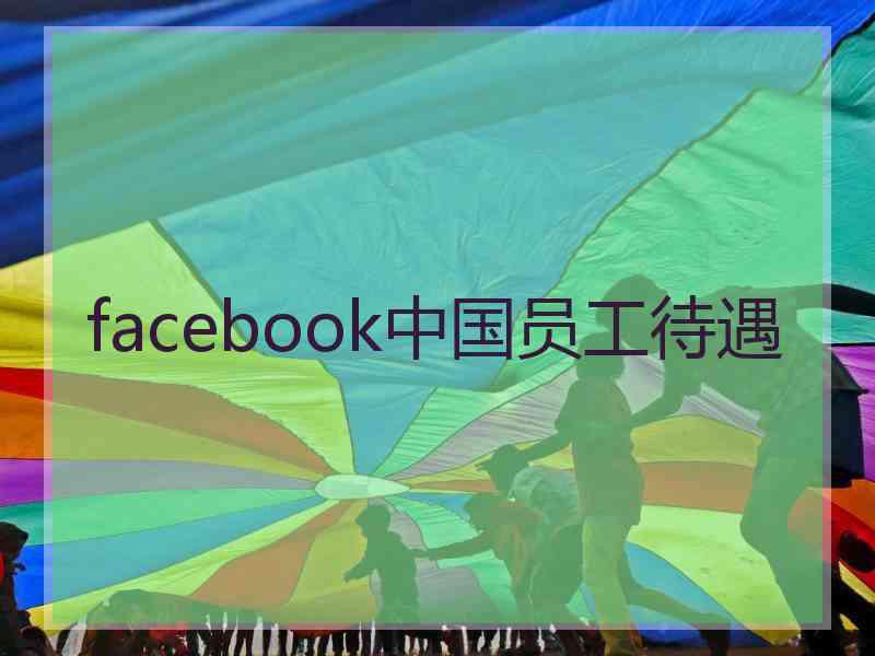 facebook中国员工待遇
