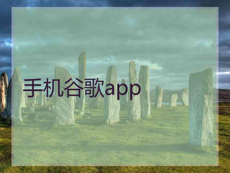 手机谷歌app