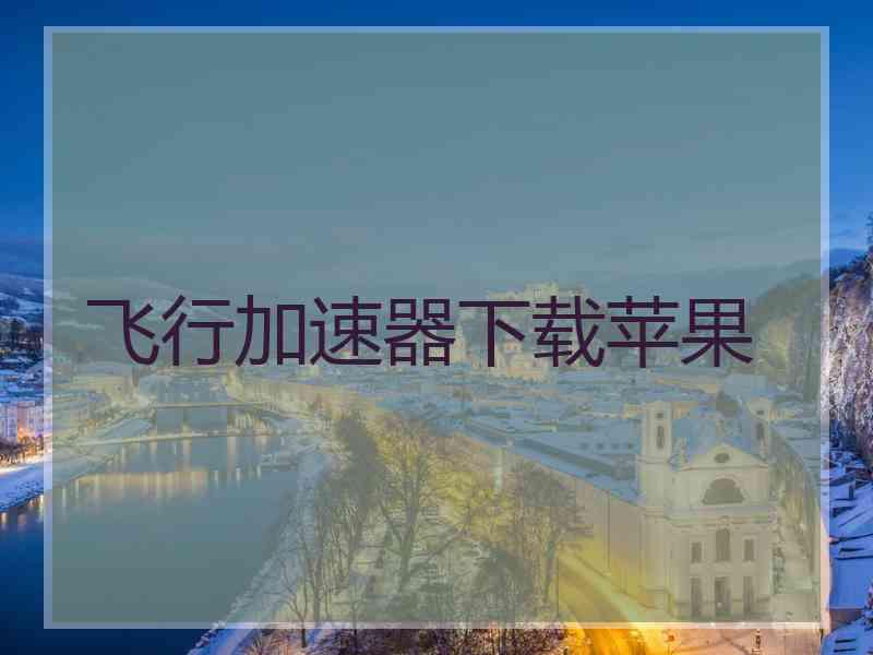 飞行加速器下载苹果