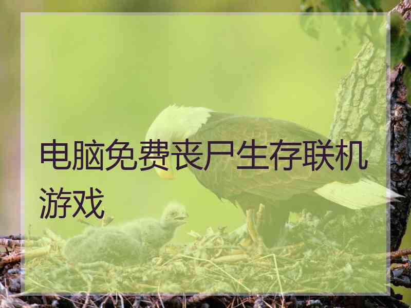 电脑免费丧尸生存联机游戏