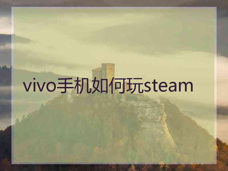 vivo手机如何玩steam