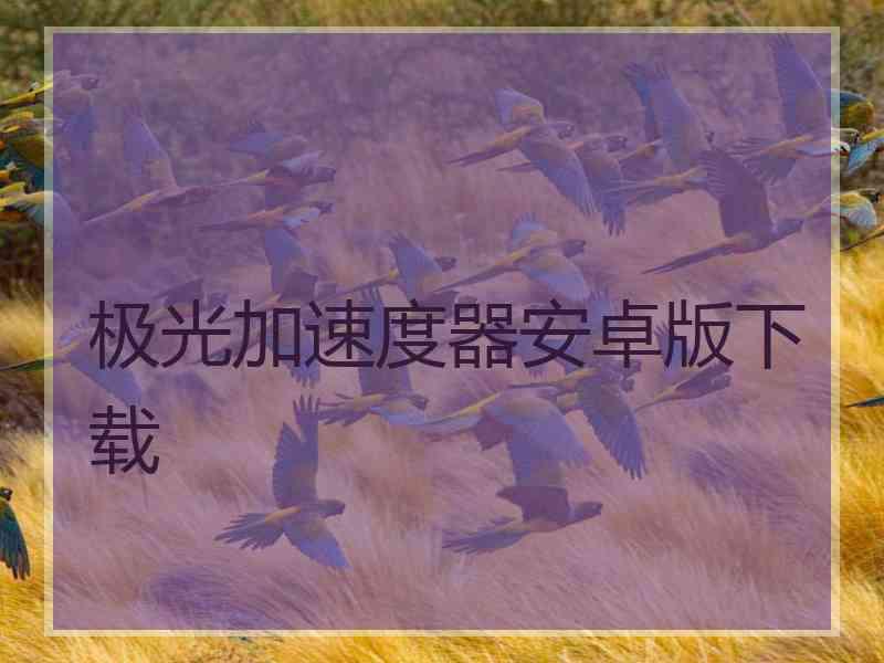 极光加速度器安卓版下载