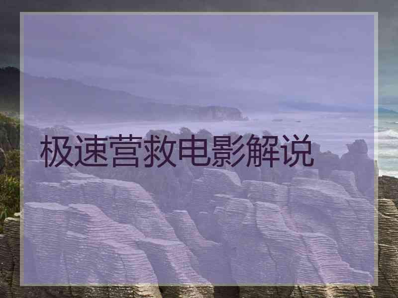 极速营救电影解说