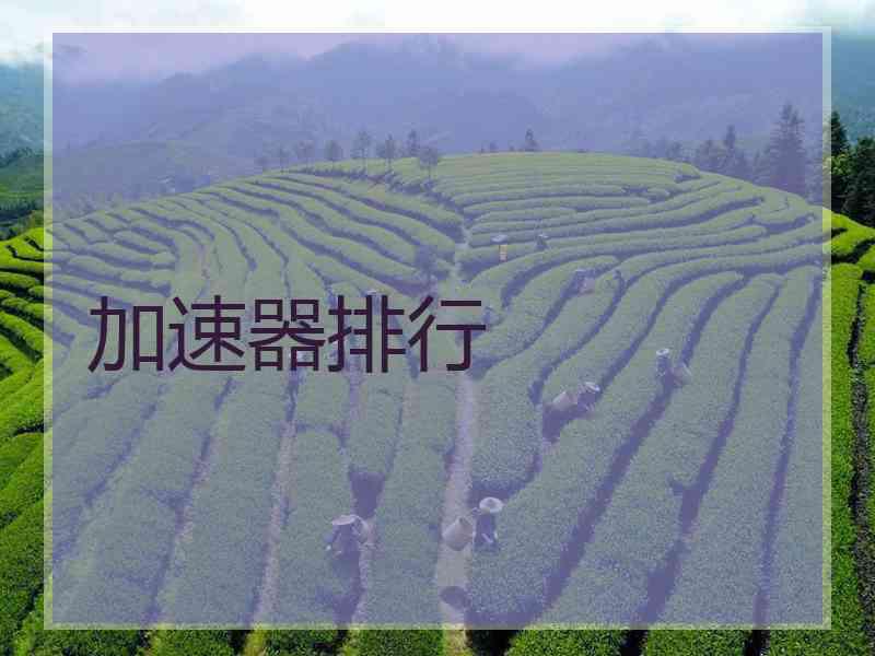 加速器排行