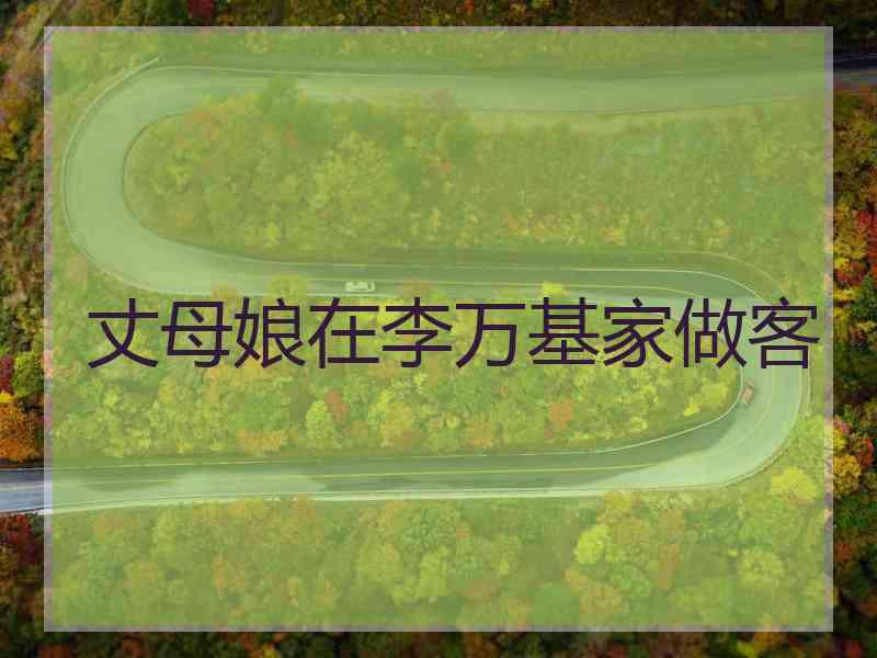 丈母娘在李万基家做客