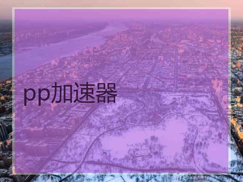 pp加速器