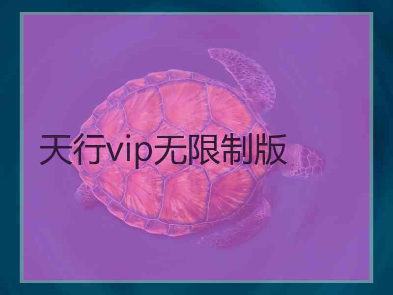 天行vip无限制版