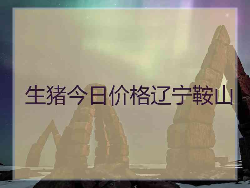生猪今日价格辽宁鞍山